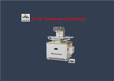 Máquina prensadora de esquinas para aluminio